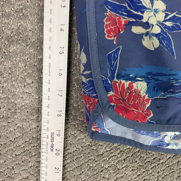 Patagonia Wavefarer Board Shorts Men's 40 Swim Trunks Floral Tropical Drawstring - Picture 11 of 12